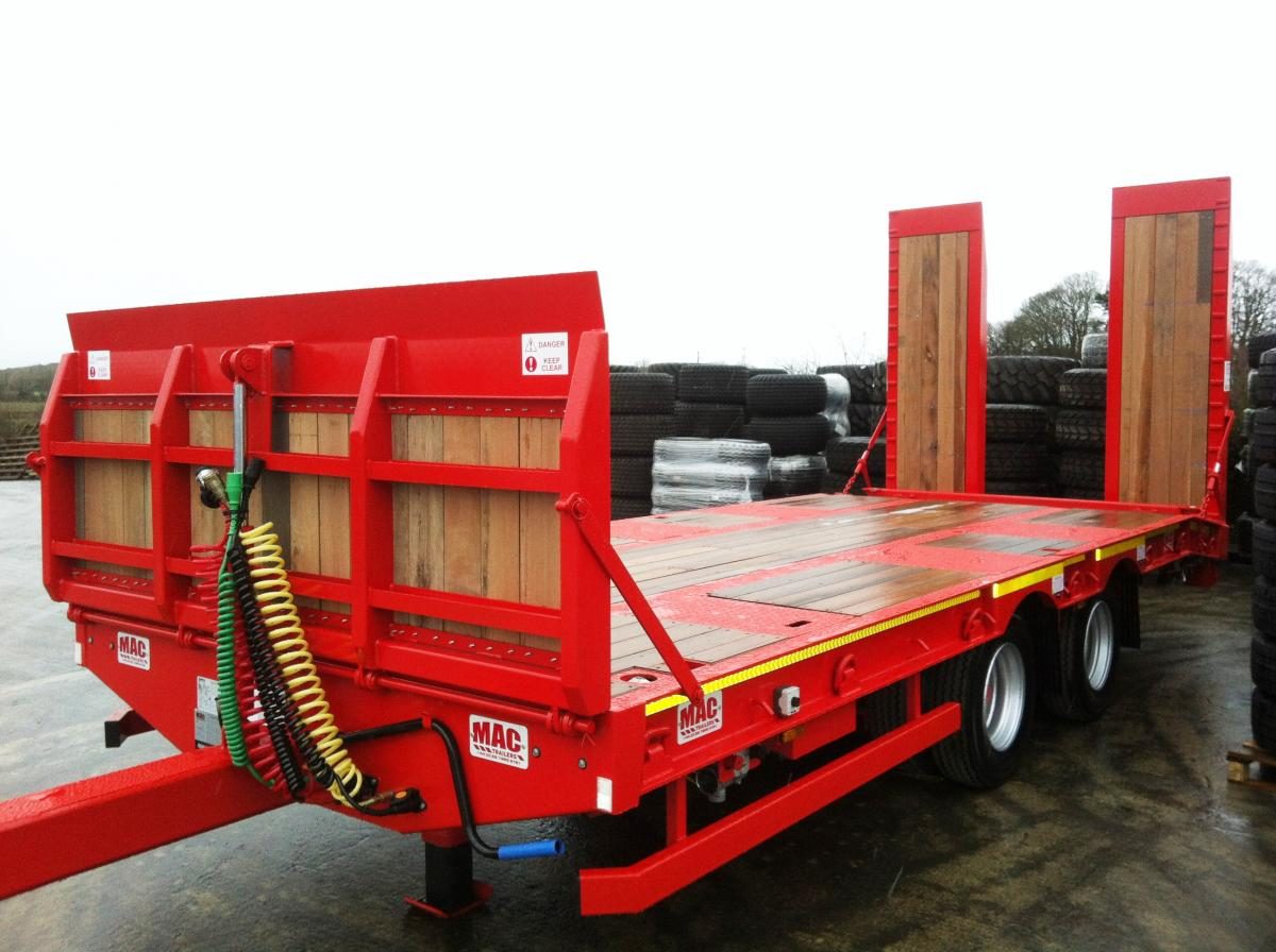 2 Axle Drawbar Low Loader | McCauley Trailers